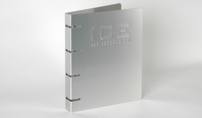 ice interim aluminium ringband met preeg